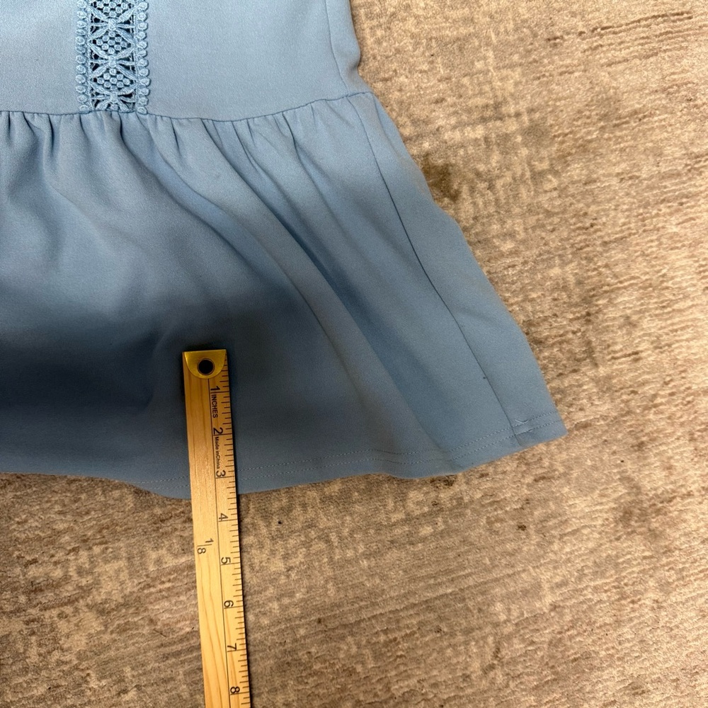 Miami Light Blue Coquette Midi Dress Y2K Going Out Clubbing Dress - Picture 11 of 14